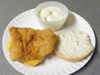 Fried Cod for Fish and Chips With Tartar Sauce