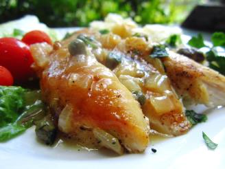 Pan Roasted Chicken Breasts With Lemon and Caper Sauce