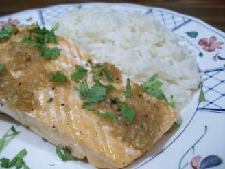 Broiled Salmon With Chili Glaze
