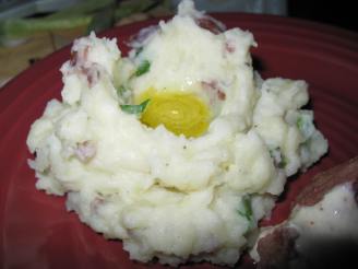 Mashed Red Skinned Potatoes With Scallions