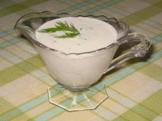 Bleu Cheese Dressing With Baby Dill