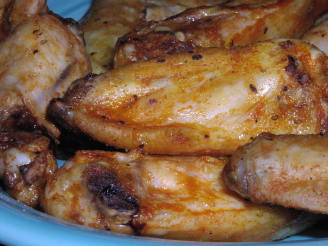 Baked Hot Wings.