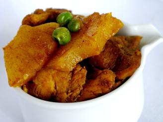 Garam Masala Curried Chicken With Pineapple and Peas