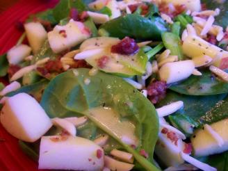 Bacon, Apple, and Spinach Salad