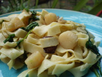 Pappardelle With Scallops -  Guy Fieri