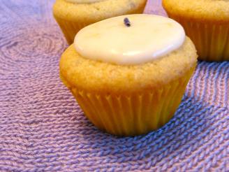 Lavender Lemon Cupcakes  (With Icing)