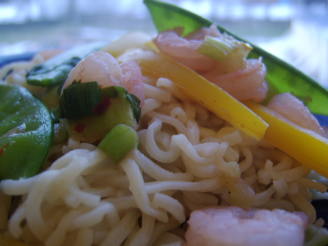 Shrimp and Ramen Noodle Stir-Fry