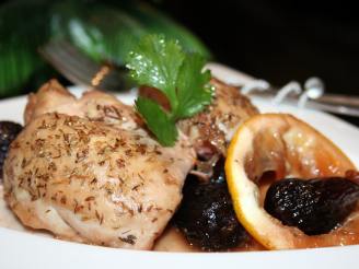 Egyptian Lemon Chicken With Figs