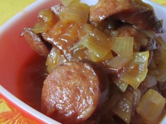 Slow Simmered Sweet and  Sour Kielbasa