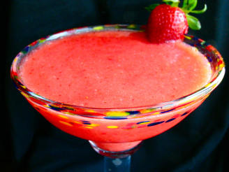 Strawberry Daiquiri Smoothie (Alcoholic)