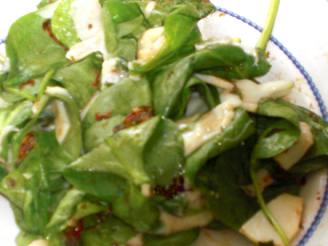 Low-Calorie Pizza-Inspired Warm Spinach Salad