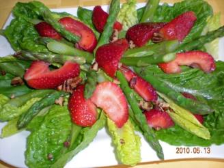 Marinated Asparagus and  Strawberry Salad