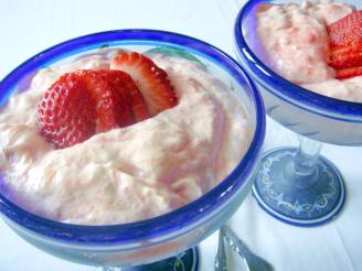 Strawberry Rhubarb Cream