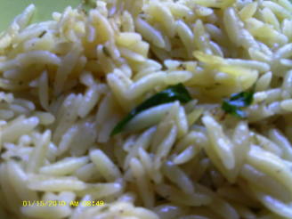 Toasted Orzo With Parsley