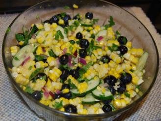 Summer Corn & Blueberry Salad