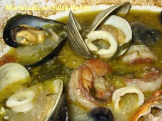 Mariscada En Salsa Verde  (Seafood Stew in Green Sauce)