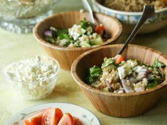 Millet & Quinoa Mediterranean Salad