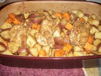 Rosemary Roasted Chicken With Potatoes