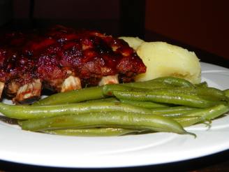 Baked Barbequed Spare Ribs