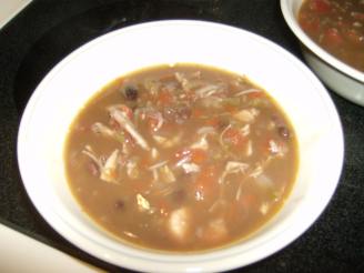 Southwest Chicken Black Bean Soup