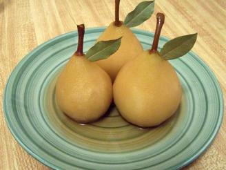 Poached Pears in Sauternes