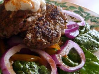 Middle Eastern Spiced Lamb Burger