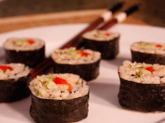 Healthy Avocado Sushi With Brown Rice