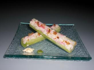 Craby Celery Sticks With Bacon Bits