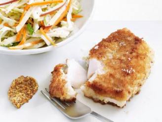 Pan-Fried Cod With Slaw