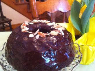 Amaretto Cake With Chocolate Ganache