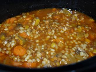 Slow Cooker Lentil Vegetable Soup