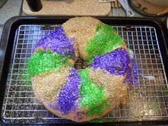 Mardi Gras Kings Cake (Optional Bread Machine Version)