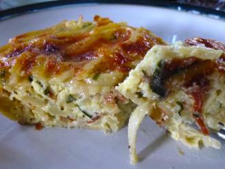 Linguine and Proscuitto Frittata
