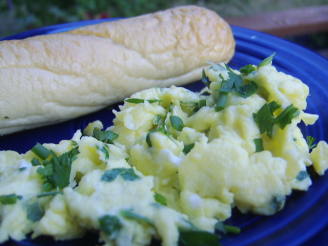 Creamy Scrambled Eggs With Fines Herbes
