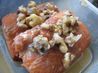 The Best Marinated Salmon (Or Steelhead Trout) With Maple Walnut