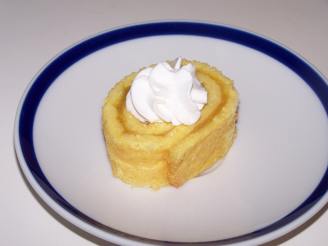 Swiss Roll With Lemon - Curd Filling