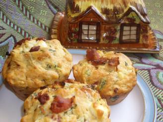 Bacon, Spinach and Feta Muffin Loaf