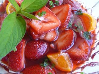 Fresh Strawberries With Campari
