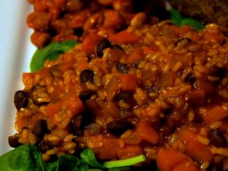 Senegalese Sweet Potato, Rice and Beans Stew