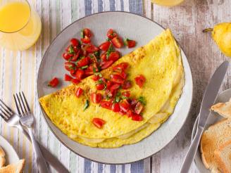 Pear and Gruyere Omelet