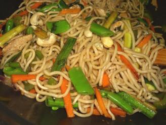 Chicken Cashew and Noodle Stir-Fry