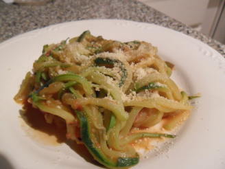 Zucchini "spaghetti"