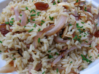 Curry Rice Indienne With Raisins & Almonds
