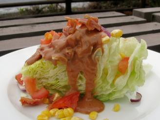 Wedge Salad With Barbecue Ranch Dressing