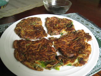 Korean Scallion Pancakes -- Pa Jun