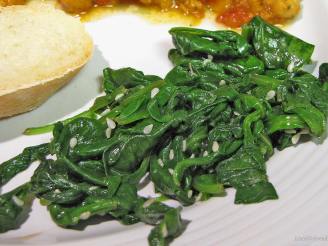 Simple Sesame Spinach