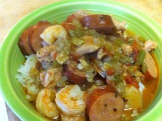 Shrimp Etouffe With/Without Chicken and Sausage