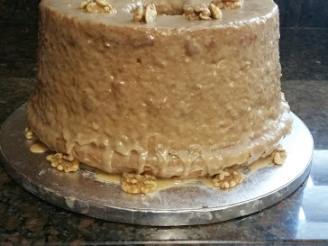 Maple Nut Chiffon Cake With Golden Butter  Frosting