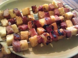 Grilled Ham & Pineapple Kabobs