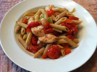 Warm Roasted Chicken Salad With Whole Wheat Penne